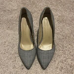 Plaid Heels Size 6.5